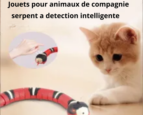 Jouet serpent détection intelligente pour chat